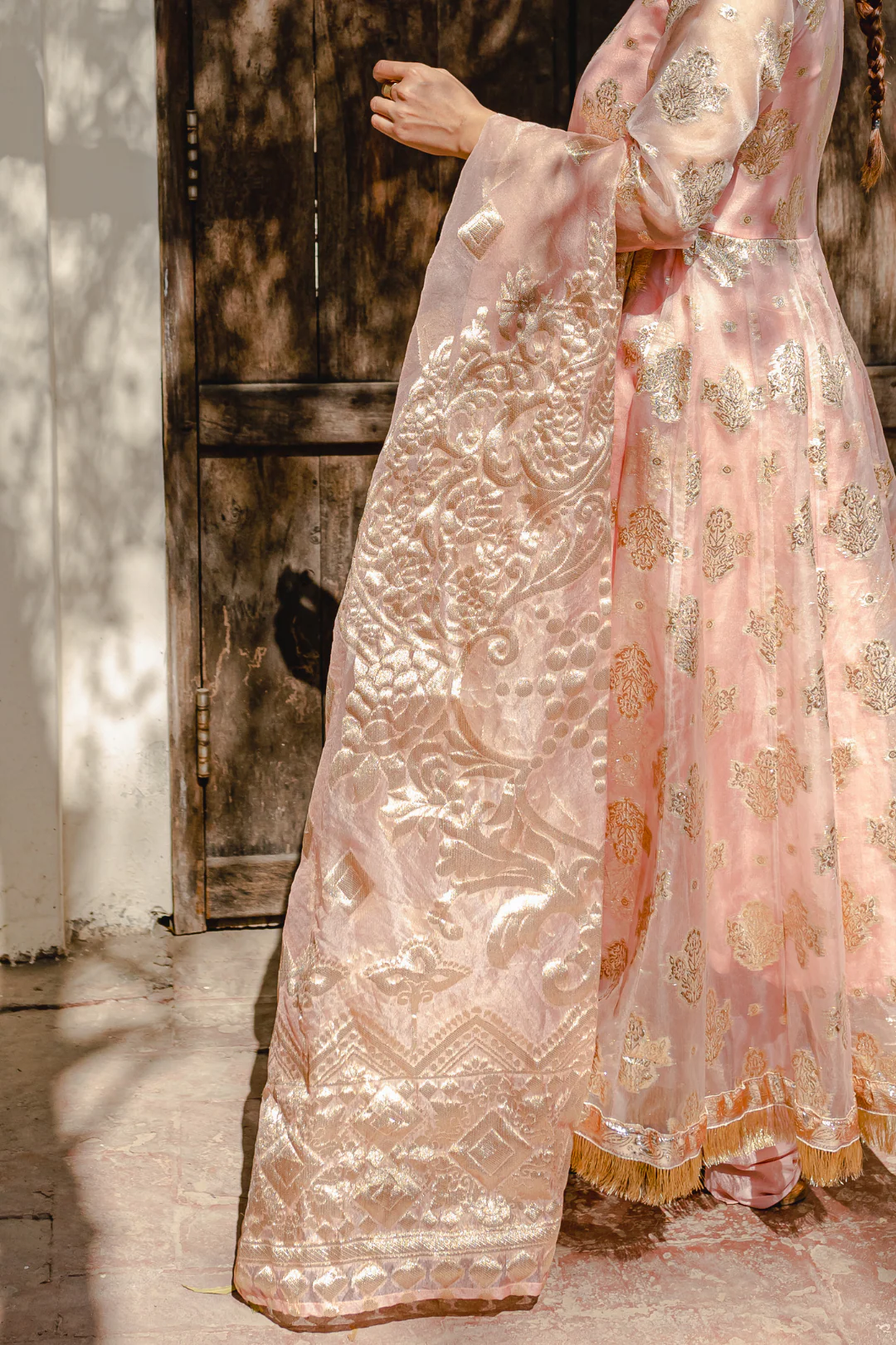Jamawar Organza Dupata - Image 3